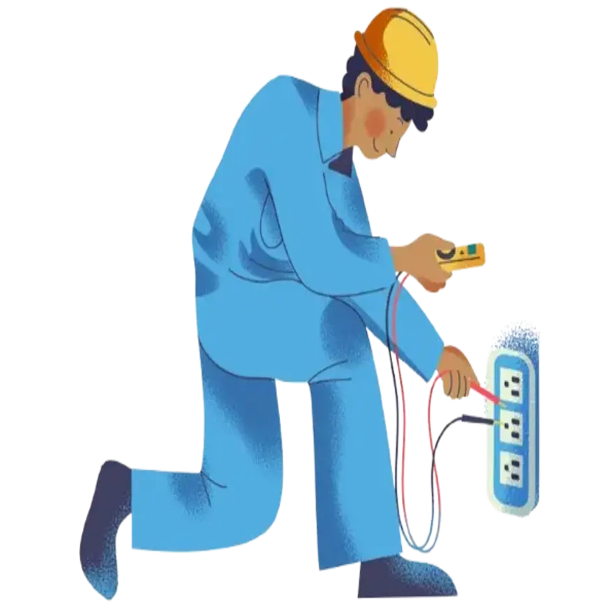 Illustration assurance décennale électricien